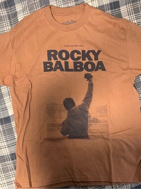 Rocky Balboa Graphic Tee - Brown - Unbranded